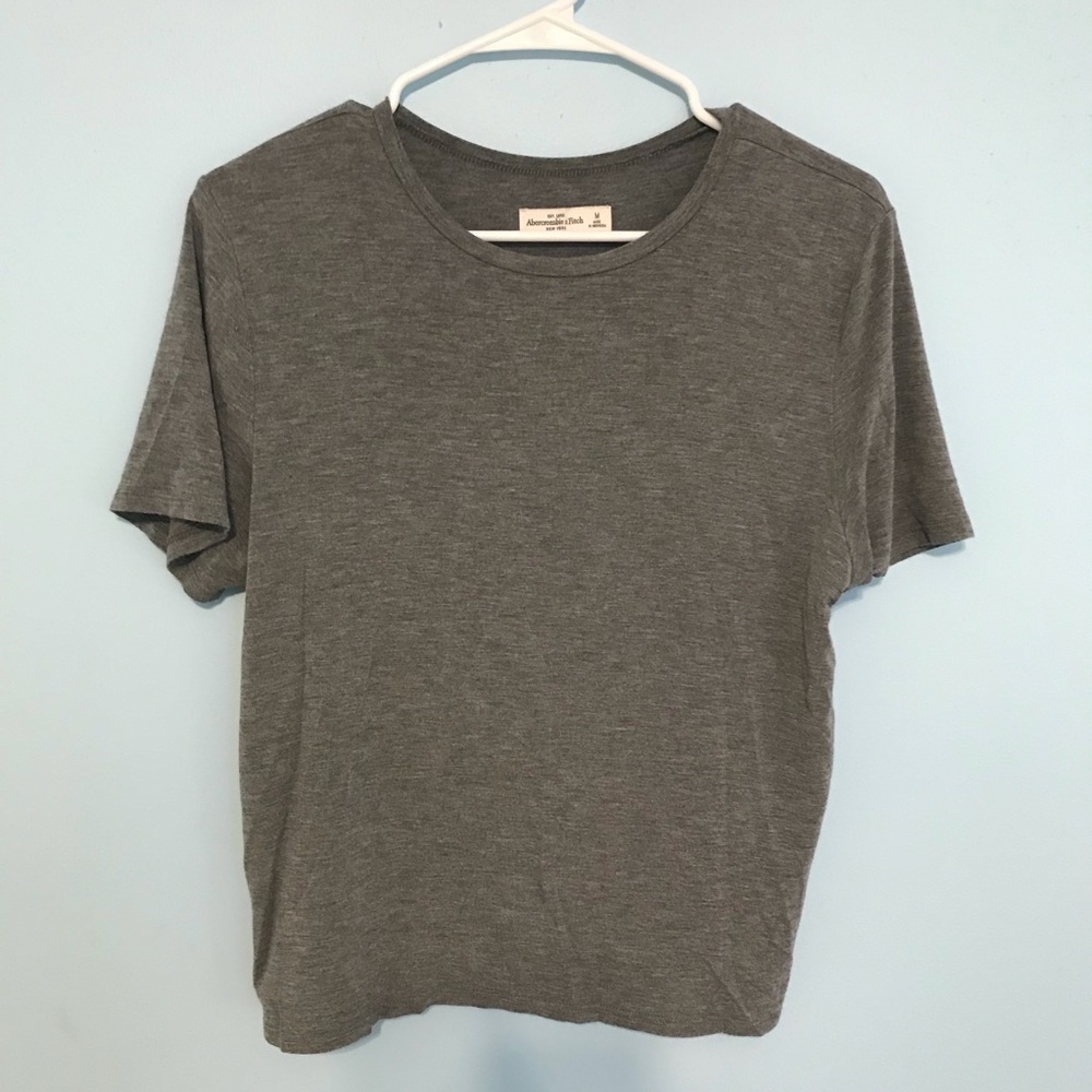 Abercrombie Light Grey Short Sleeve